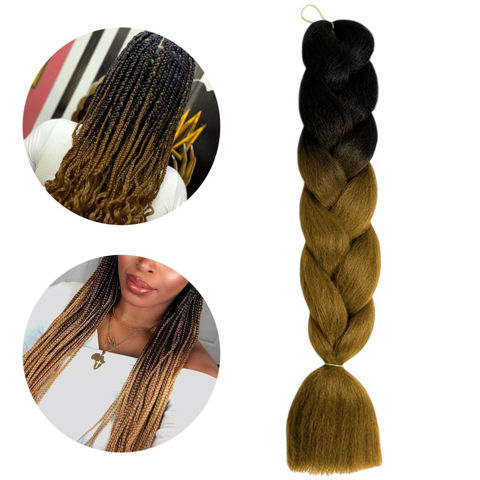 Imagen de Aplique de pelo sintetico trenzado californiana fantasia-col