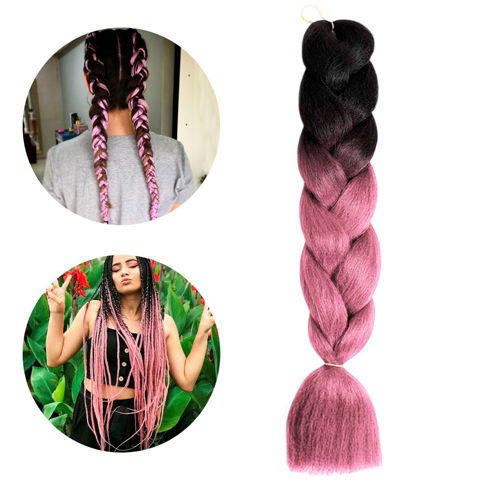 Imagen de Aplique de pelo sintetico trenzado californiana fantasia-col