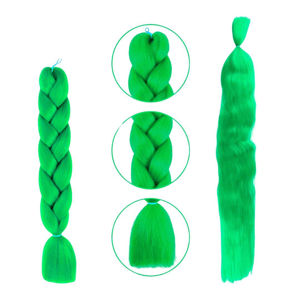 Imagen de Aplique de pelo sintetico trenzado-color A24- 60cm