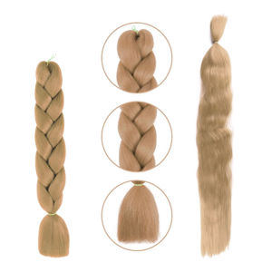 Imagen de Aplique de pelo sintetico trenzado-color 24# - 60cm