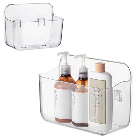 Imagen de Estante organizador transparente adhesivo  para pared