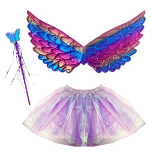 Imagen de Disfraz Infantil Alas de Angel y Pollera