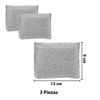 Imagen de Esponjas para cocina recubiertas de acero x 3pc-en bolsa 12,