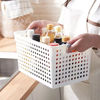 Imagen de Canasto organizador calado plástico con asas