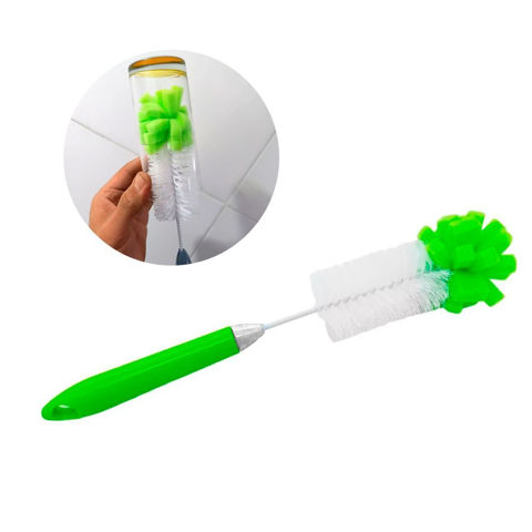 Imagen de Cepillo para lavar vasos con esponja en la punta-29cm.
