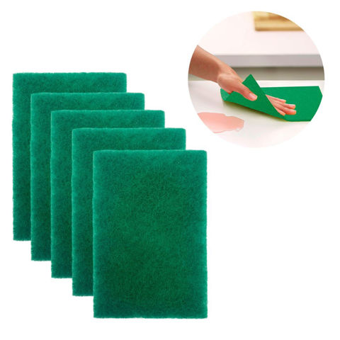Imagen de Esponjas de limpieza por 5 pc en bolsa-10x15x0,6cm