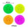 Imagen de Esponjas redondas plasticas color x 4 pc en bolsa-9cm.