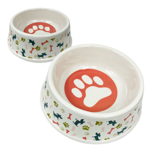 Imagen de Plato Para Mascotas en Melamina -  Varios Diseños