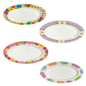 Imagen de Fuente oval de melamina Diseños surtidos