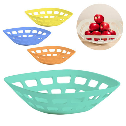 Imagen de Frutera plástica calada 23cmx7cm