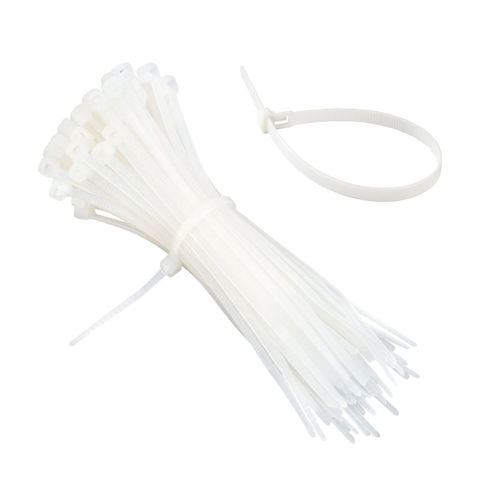 Imagen de Precintos plásticos blancos100 unidades