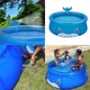 Imagen de Piscina goma  borde inflable diseño ballena 1143 litros