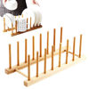 Imagen de Organizador soporte multiuso de platos en bamboo