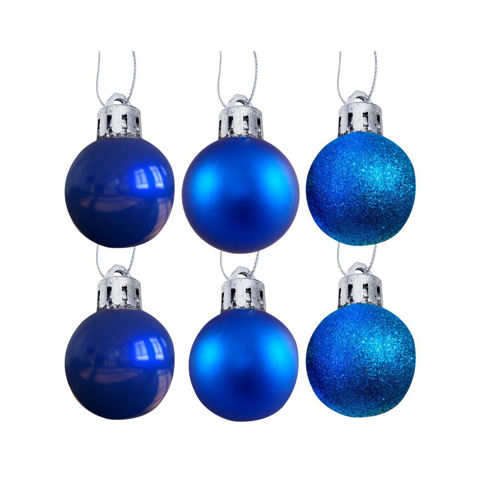 Imagen de Bola esfera de navidad 6 unidades