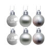 Imagen de Bola esfera de navidad 6 unidades