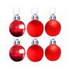 Imagen de Bola esfera de navidad 6 unidades