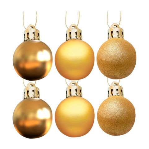 Imagen de Bola esfera de navidad 6 unidades