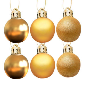 Imagen de Bola esfera de navidad 6 unidades