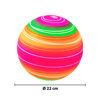 Imagen de Pelota pvc diseño espiral - 22 cm- 4 colores
