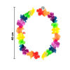 Imagen de Cotillon-collar de flores con luz - 48cm. Multicolor