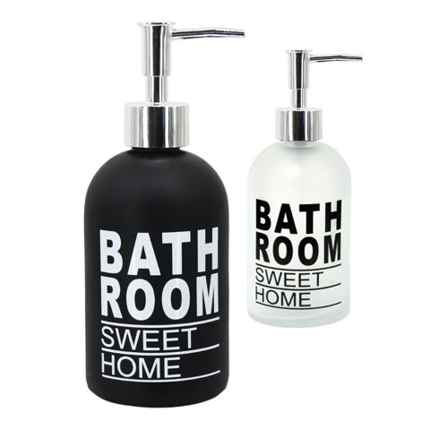 Imagen de Frasco de vidrio Dispensador Jabón líquido Alcohol