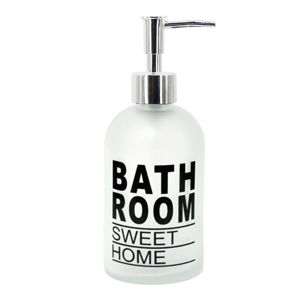 Imagen de Frasco de vidrio Dispensador Jabón líquido Alcohol