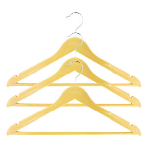 Imagen de Set de Perchas plásticas con gancho de metal 3 unidades