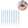 Imagen de Velas de cumpleaños finas-largas x 10pc con base blister 13c