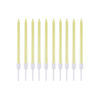 Imagen de Velas de cumpleaños finas-largas x 10pc con base blister 13c