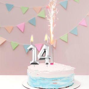 Imagen de Velitas de Cumpleaños NÚMEROS - Colores Surtidos