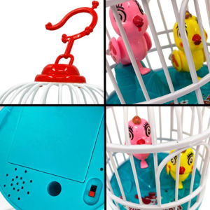 Imagen de Jaula con pájaros-musicales-en caja 10x20cm.-3 colores