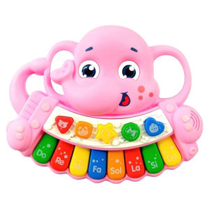 Imagen de Pianito elefante en caja visora-25,5x19cm. 2 colores