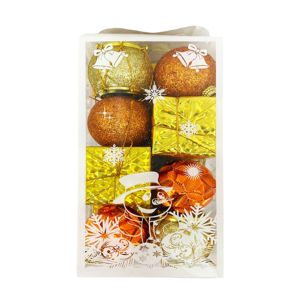 Imagen de Decoración Navidad bolas+regalos 16 piezas