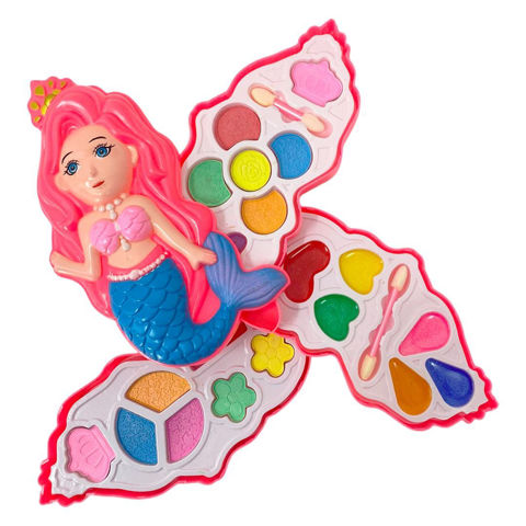 Imagen de Petaca infantil sirena 3 pisos en caja visora 24x22cm.