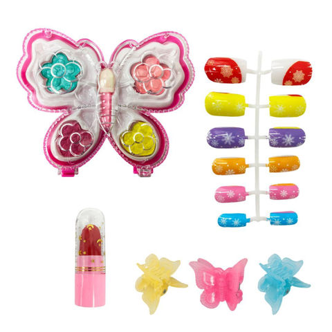 Imagen de Set de belleza C/U infantil con uñas en blister 16X19cm.