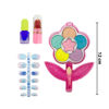 Imagen de Set de belleza C/U infantil flor-con uñas en blister 19X15,5