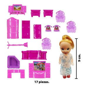 Imagen de Muñeca con accesorios para casitas Juguete - Diseños Surtidos
