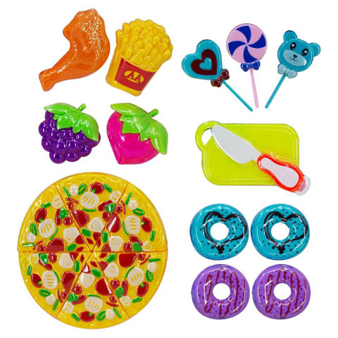 Imagen de Cocina juguete accesorios-pizza en blister - 43x31cm.