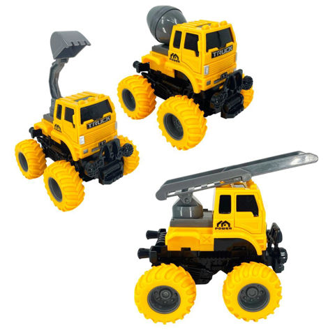 Imagen de Camion construccion paton a friccion- C/U - 10x10cm. 4 diseñ