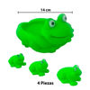 Imagen de Ranas familia en red- 14x10cm.
