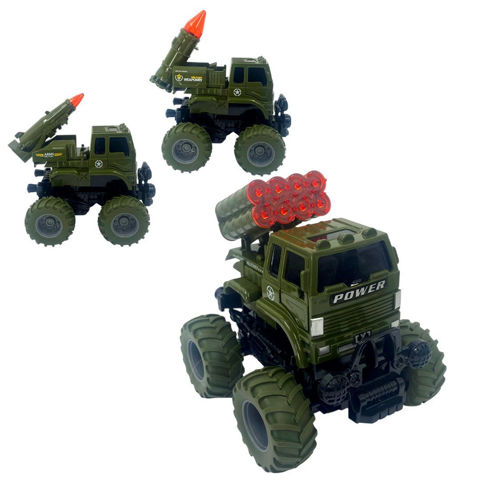 Imagen de Camion militar paton a friccion- C/U - 11,5x10cm. 4 diseños