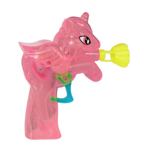 Imagen de Burbujero unicornio transparente en blister 11x14cm. 3 color