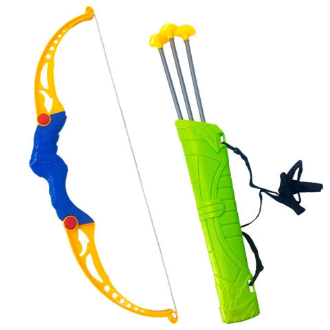 Imagen de Arco y flecha con ventosa y carcaj en blister - 63x22cm.- 3