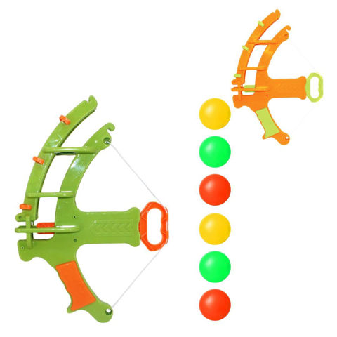 Imagen de Arco con lanzador de bolas-en bolsa 25x25cm.