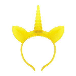 Imagen de Vincha luminosa Diseño Unicornio - Vincha de cotillón