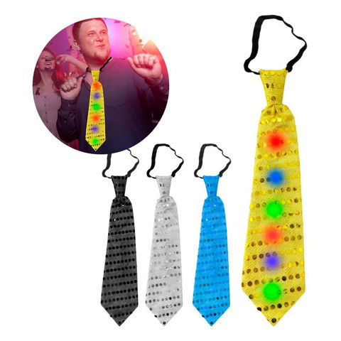 Imagen de Corbata con luz - Corbata cotillón luminoso