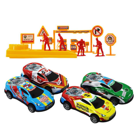 Imagen de Autos x 4 con accesorios para la calle-en caja exhibidora-20