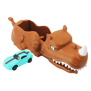 Imagen de Auto con catapulta rinoceronte-31x16cm. en blister