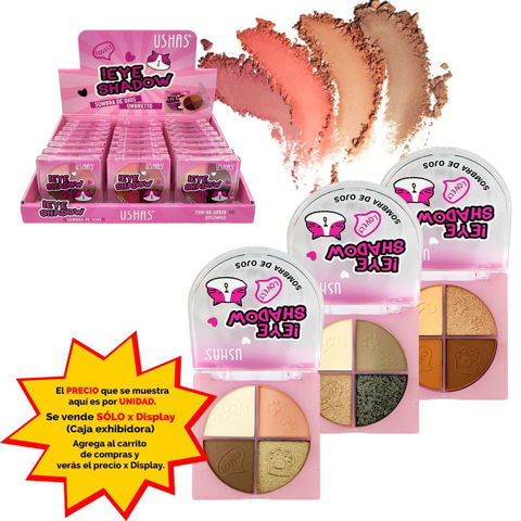 Imagen de Sombras Ushas para ojos-4 colores-