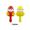Imagen de Sonajero perrito sombrero 2 pc.  - Surtidos